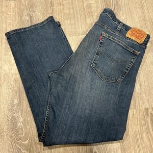 Levi's 559 Jeans 40 x 30 Relaxed Straight Zip Fly Medium Wash Cotton